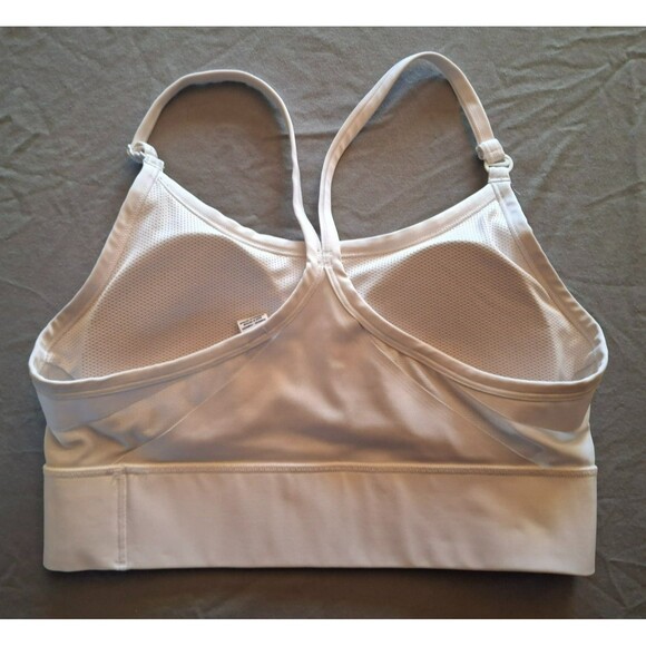 Nike Dri-Fit High Support Sports Bra White, Padded, Size Large, Excellent Cond - Picture 5 of 5